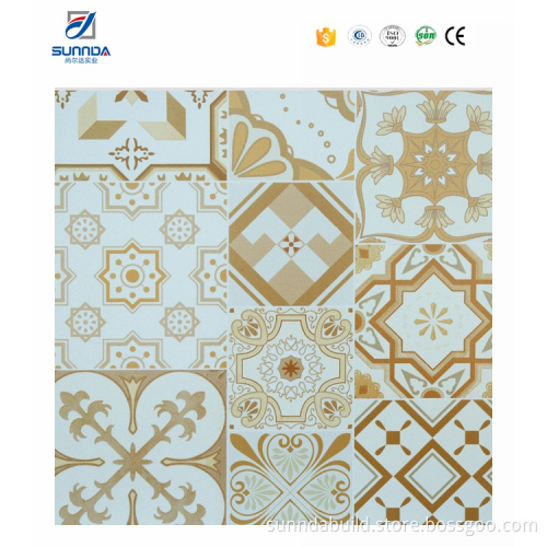 Sunnda yellow orange color kitchen backsplash moroccan tile bathroom